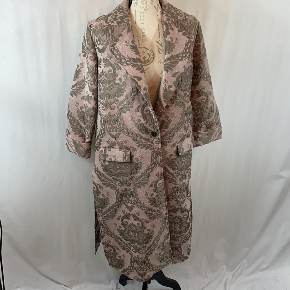 Leith Longline Jacquard Jacket